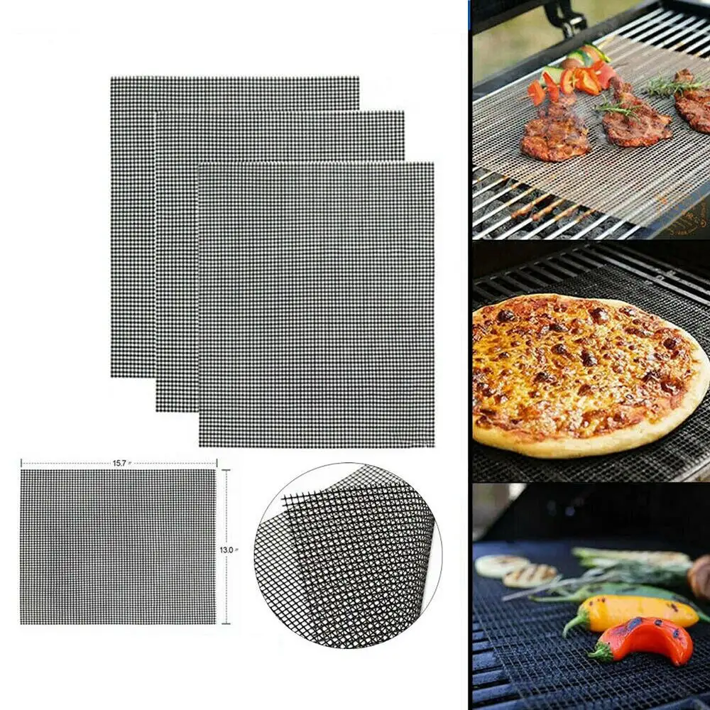 

BBQ Grill Mat Barbecue Non-stick Pad Reusable Cooking Plate Outdoor Baking For Party Grill Mat Tools