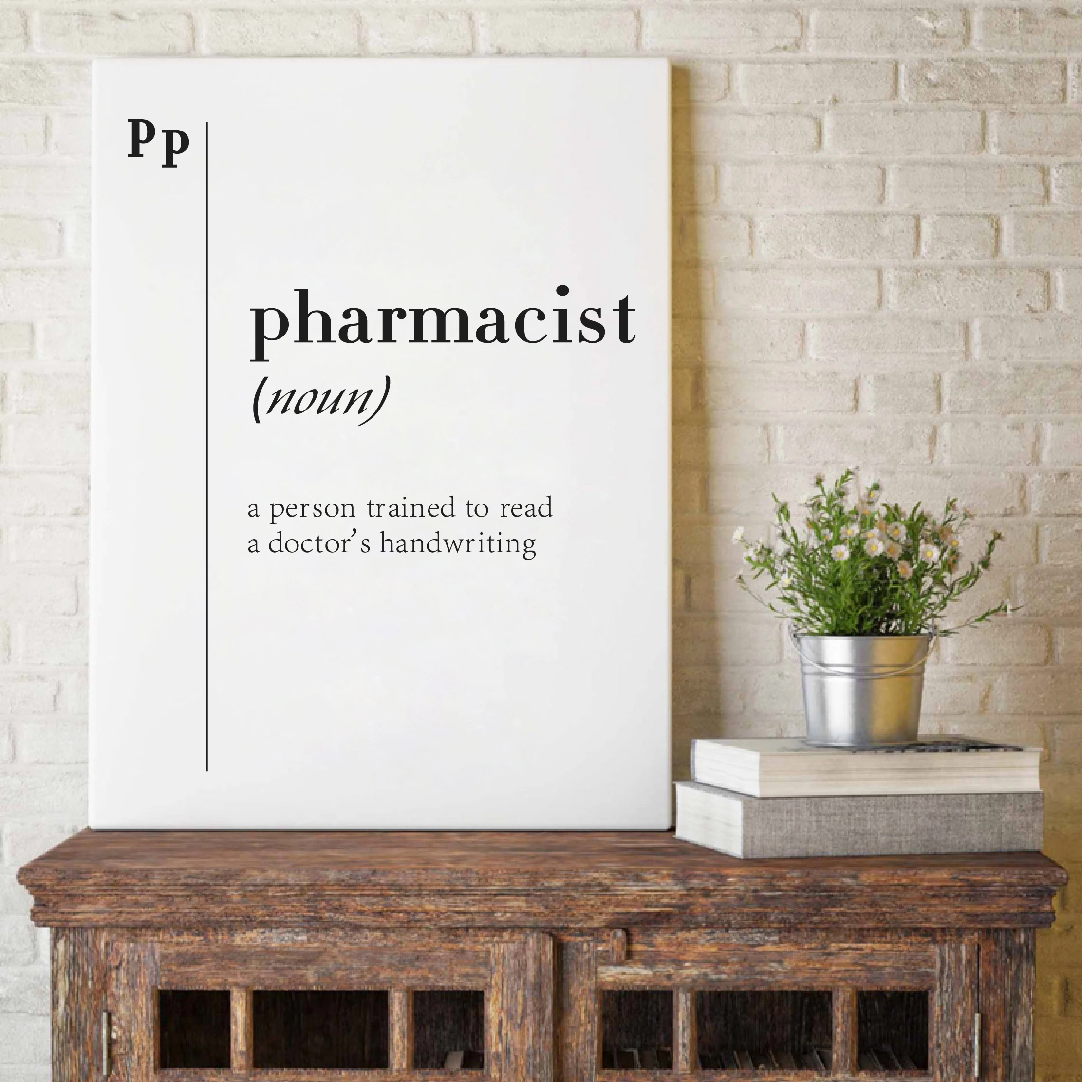 Фармацевтическая четкость печать подарок для доктора медицинский офис аптека