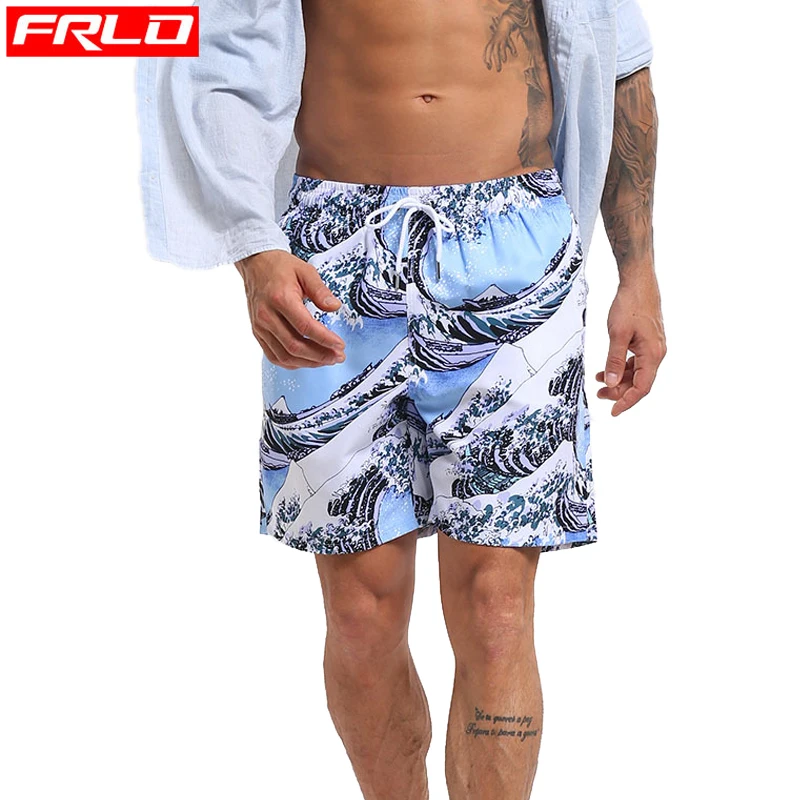 Мужские боксеры для плавания летние пляжные короткие штаны быстросохнущие трусы