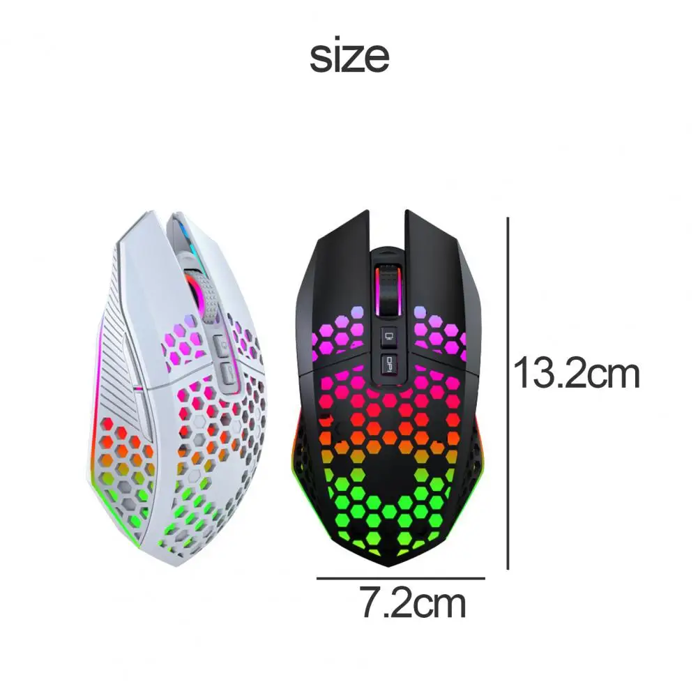 

X801 800/1200/1600DPI Luminous Hollow Rechargeable Wireless Mouse for Computer
