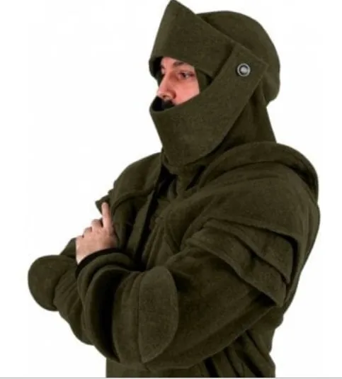 Защита на Хэллоуин Мужская защита для локтя с капюшоном и шнурком маска чехол