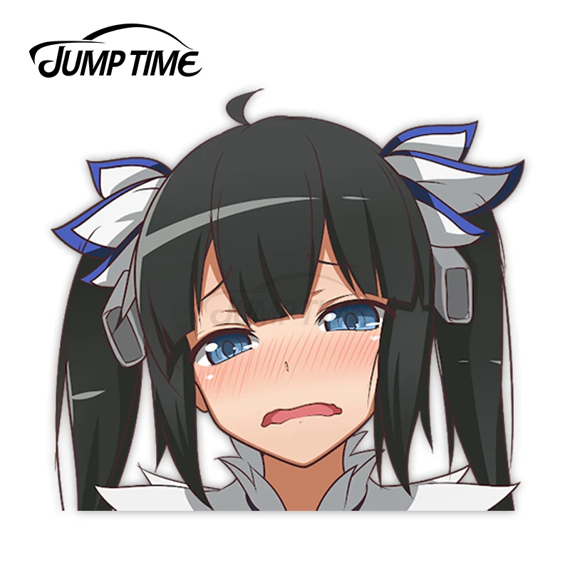 Прыгать время DanMachi Гестия пикантные в виде милого героя аниме для девочек
