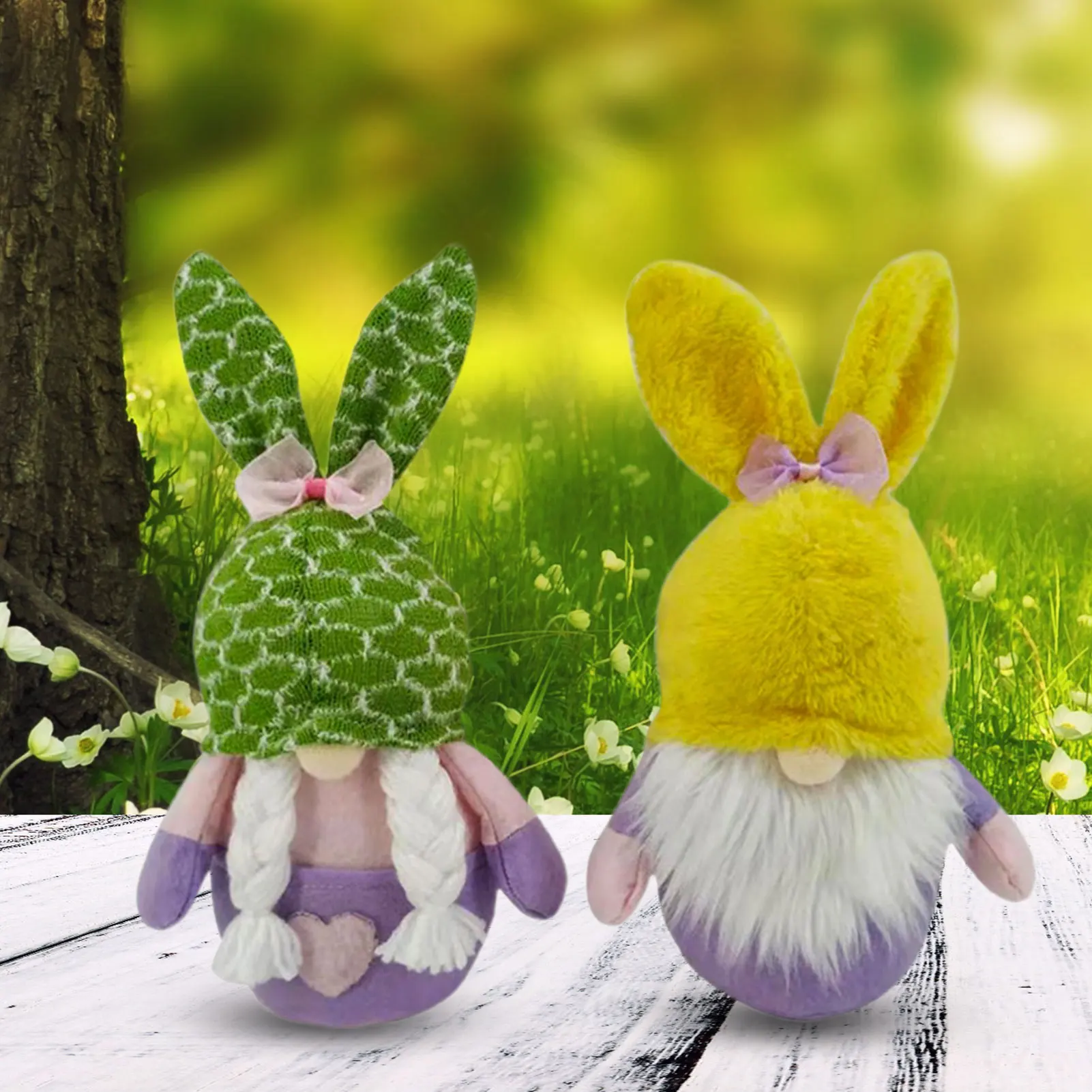 

Easter Bunny Gnome Decoration Easter Faceless Doll Ornaments Easter Plush Dwarf Home Party Decorations Kids Toys