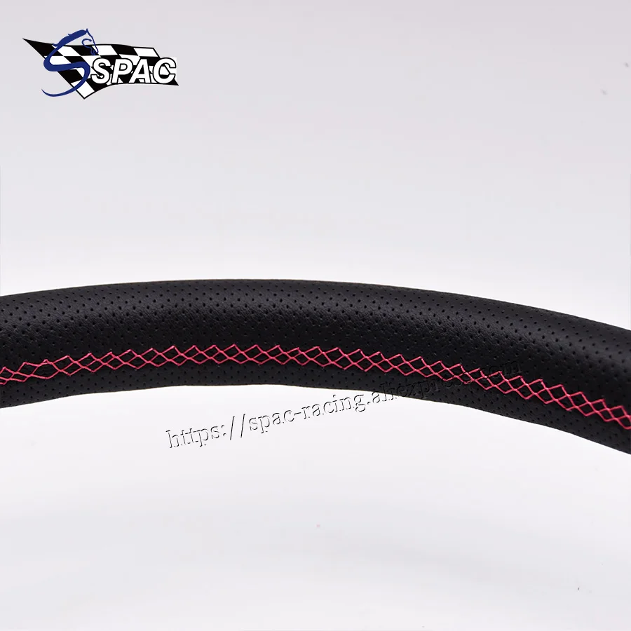 350 мм/14 дюймов Высокое качество на заказ Автомобильный руль с роговой кнопкой |