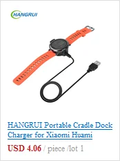 HANGRUI переносная Колыбель Док-станция зарядное устройство для Xiaomi Huami AMAZFIT Pace Смарт-часы умный Браслет usb зарядный кабель для синхронизации данных