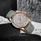 Часы наручные CURREN Мужские в стиле милитари, повседневные брендовые Роскошные Модные Простые Спортивные, с кожаным ремешком, черные