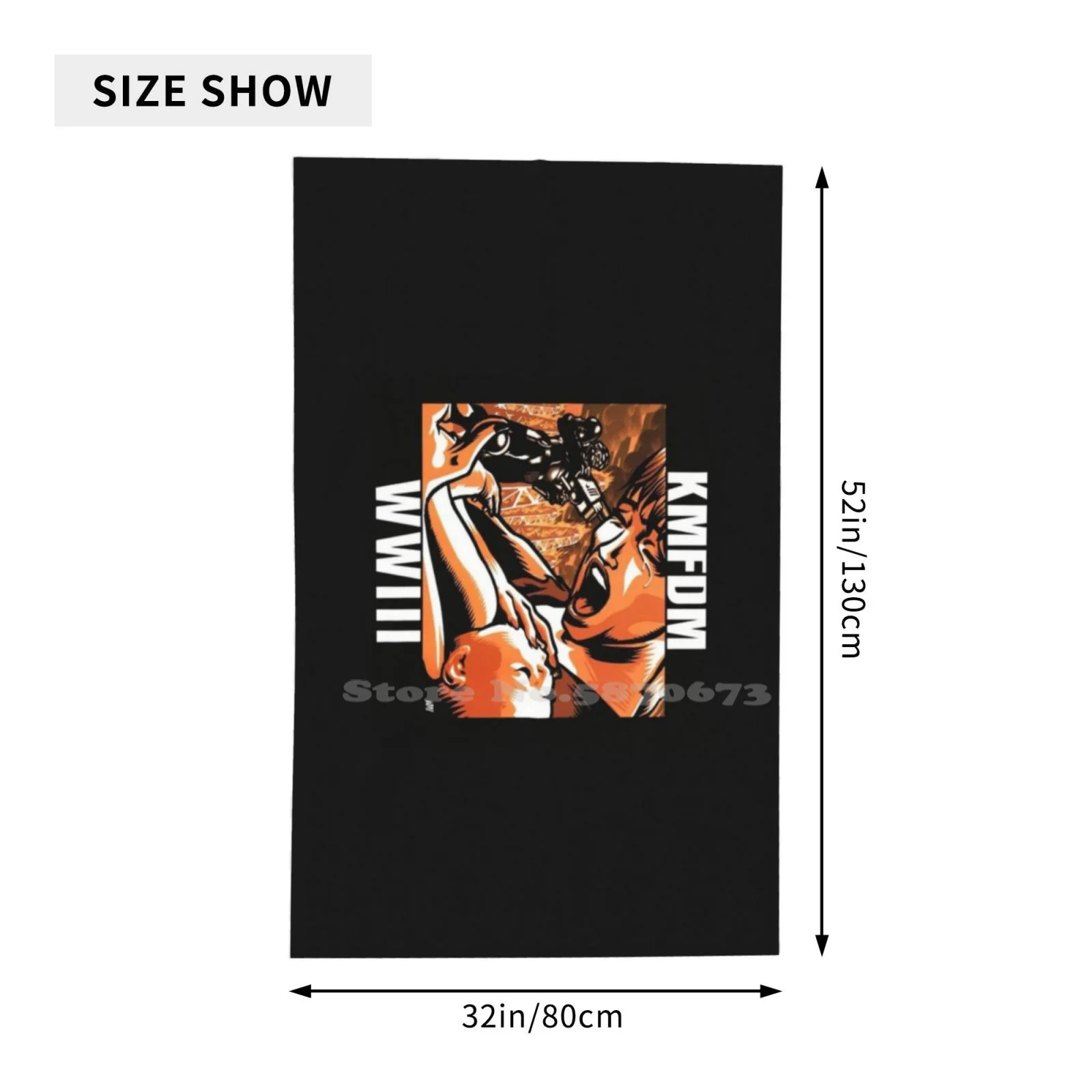 Лучший дизайн цифровое искусство Kmfdm печатная ткань пляжное полотенце для