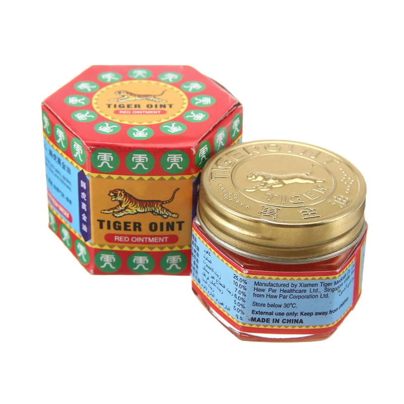 1 шт. тигровый красный массаж с бальзамом рельефная мышца боль успокаивающий