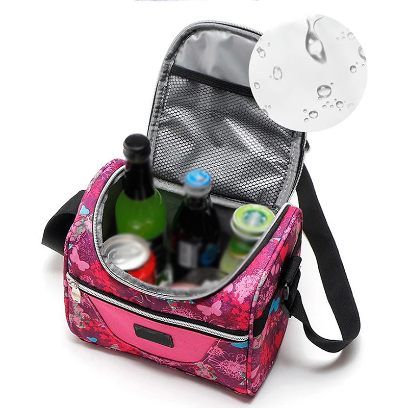 Цветная детская изолированная сумка для ланча диагональные сумки кулеры