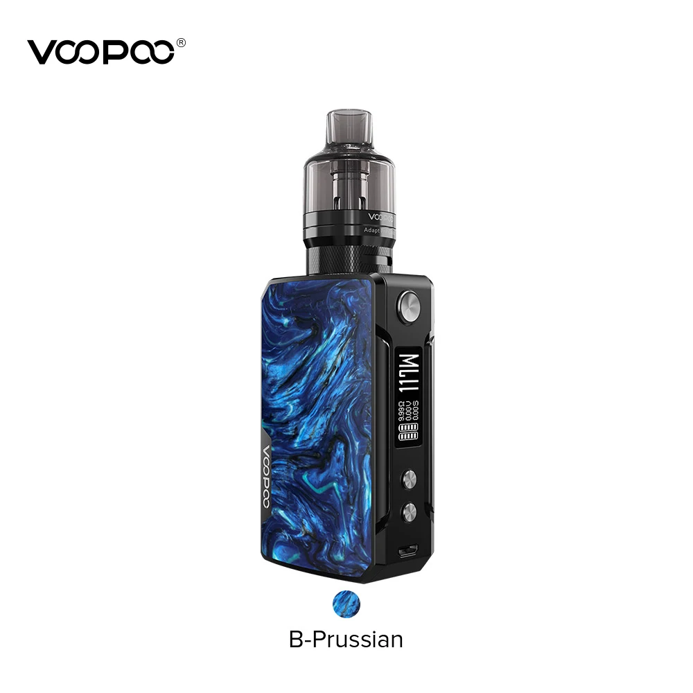 【New】 voopoo Drag Mini с PnP Kit (Refresh Edition) 4400mAh система батарейного отсека 117W выход