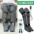 Компрессионный массажер для ног с подогревом для ног и икр, с ручным контроллером, 3 режима массажа для всей семьи