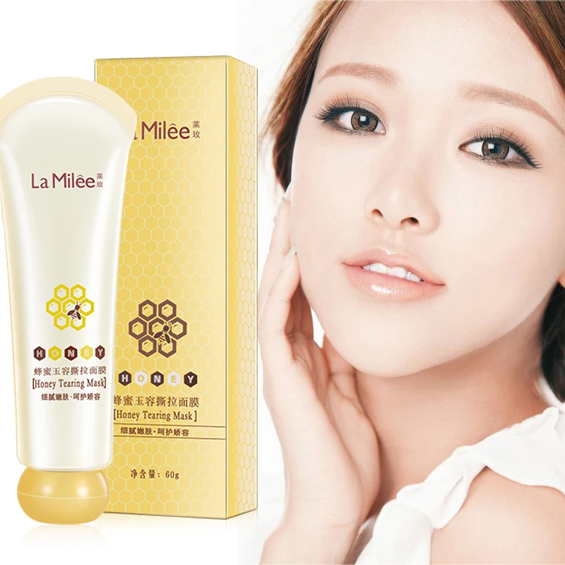 Медовая маска для удаления черных точек омертвевшей кожи контроль жирности