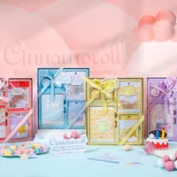 kawaii cinnamoroll my melody kittys sanrio plush pudding dog cartoon cute handbook set anime plush toys for girls birthday gift