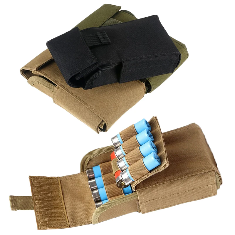 

Hunting Ammo Bags Molle 25 Round 12GA 12 Gauge Ammo Shells Reload Magazine Pouches Molle Military Tactical Airsoft Accessories