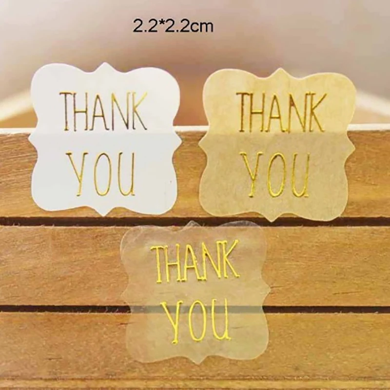 5 листов = 100 шт./лот спасибо ручная работа с любовью Statement Letter Polygon крафт бумага