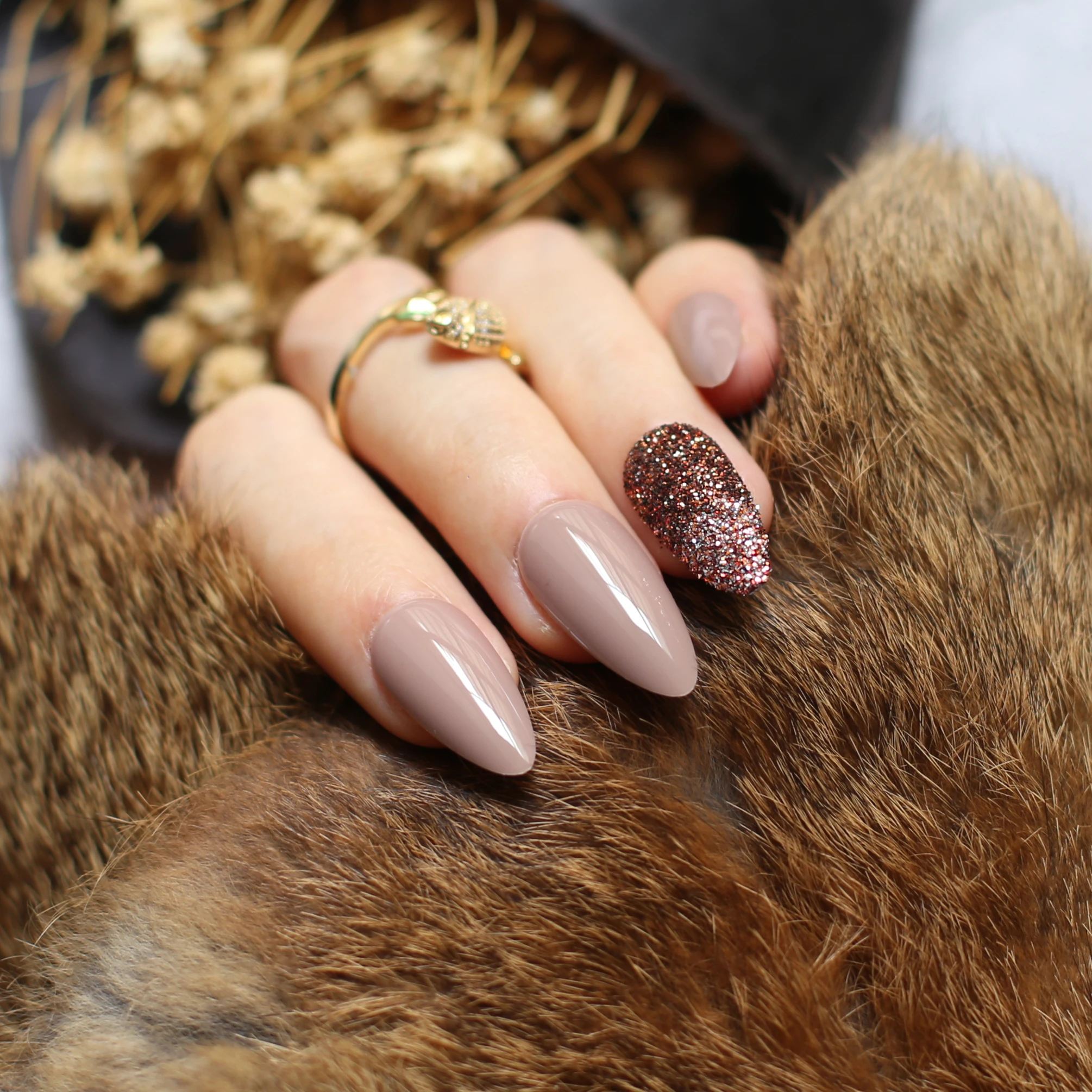 Рубиновый Красный Блестящий Порошок стилет УФ глянцевые накладные ногти черный