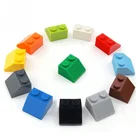 50 шт. DIY строительные блоки толстые кубики числа трасса 1x2 развивающие креативный Размеры кирпич основная Модель Дети Пластик игрушки для детей
