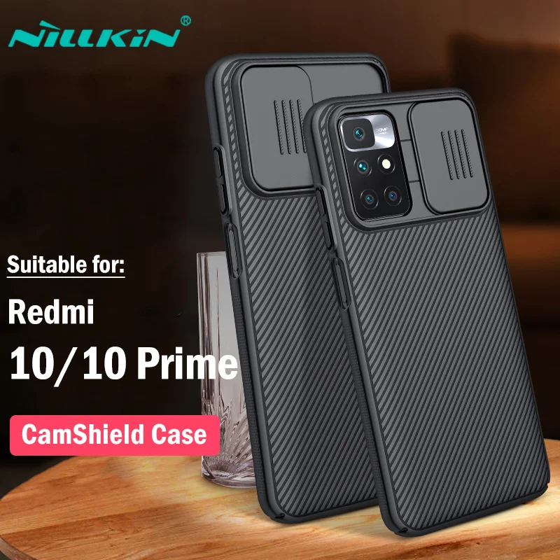 

Защитная крышка объектива камеры для Xiaomi Redmi 10/10 Prime, чехол Nillkin CamShield, скользящий чехол для Redmi 10, чехол для телефона