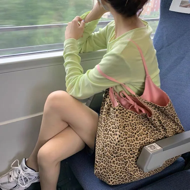 

Модные женские сумки на плечо с леопардовым принтом, вместительные дамские сумочки, повседневные женские сумки для покупок, повседневные сумки-тоуты