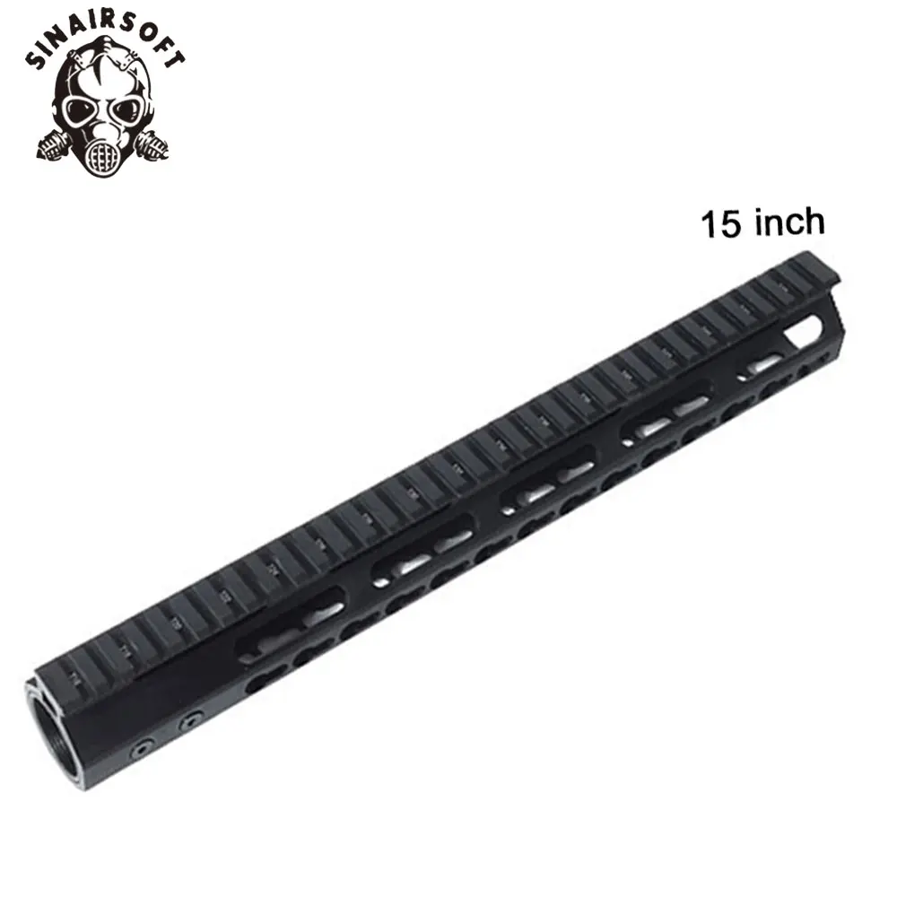 15inch AR-15 M4 M16 NSR поплавок Keymod Handguard Picatinny протектор Kartini рельсовая база прицел кронштейн Forend баррель гайка - Цвет: 15inch