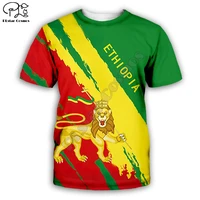 ethiopia full 3d full printing fashion t shirt unisex hip hop style tshirt streetwear casual summer drop shipping
