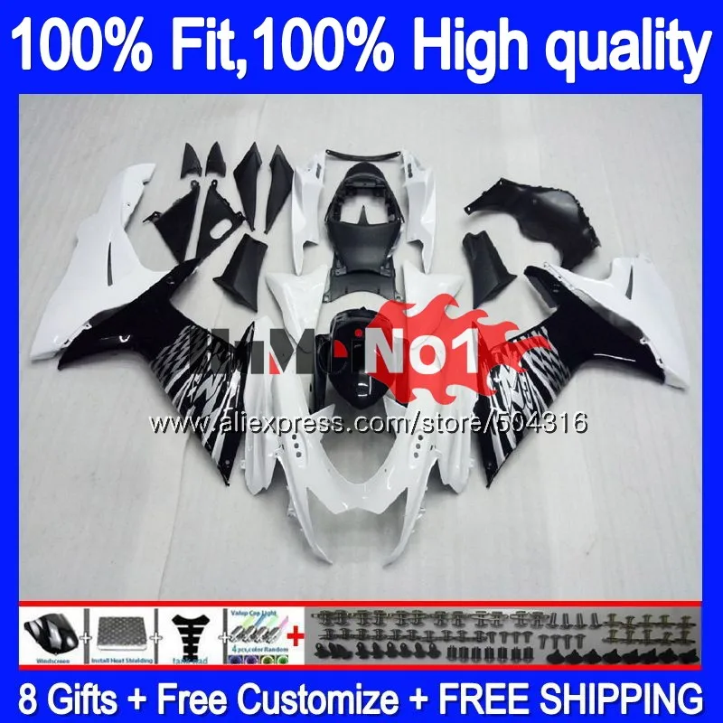 

Injection For SUZUKI GSXR 750 600 GSXR750 K11 White Black 18MC.2 GSXR600 2011 2012 2013 2014 2015 2016 11 12 13 14 15 Fairing