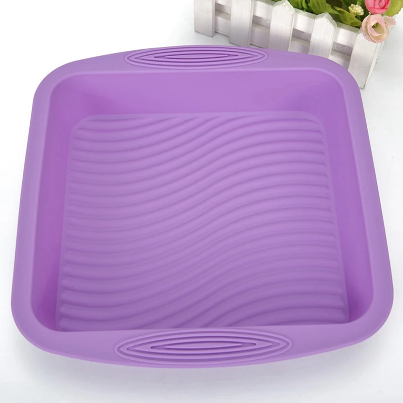 

Non-Stick esay to clean Square Silicone Mold Cake Pan Bakeware Bread Toast Molds Kitchen Baking Tools Formas para bolo