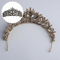 beauty hairbands crown baroque alloy antique medieval crown ornament birthday crown party tiara
