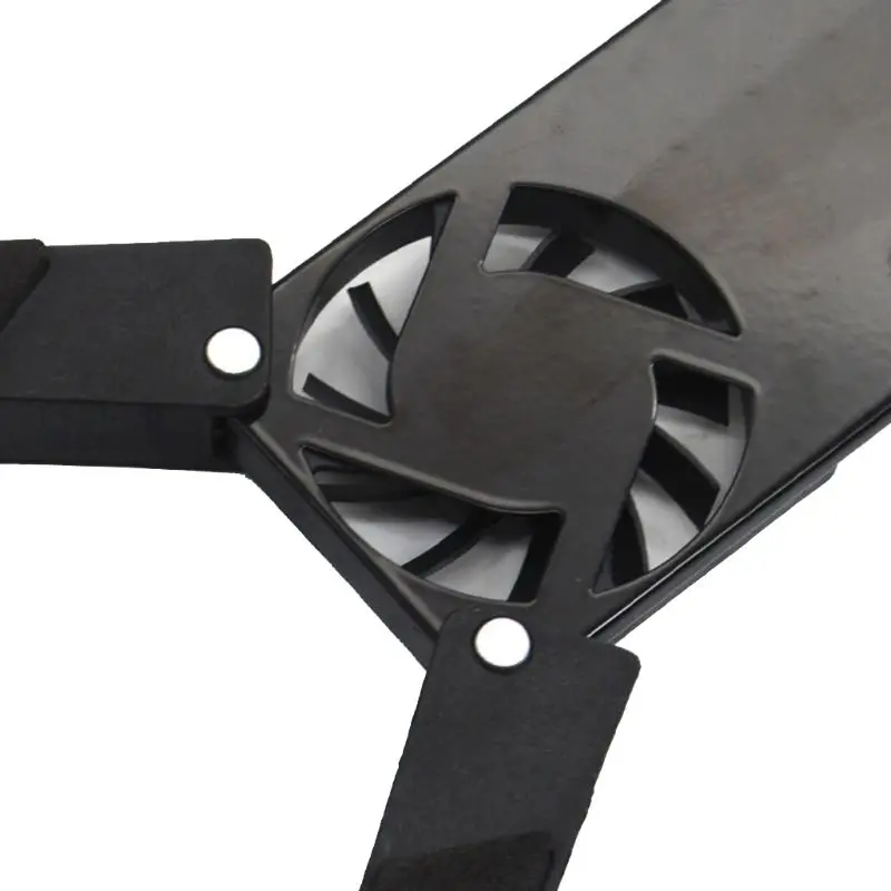 Складной вентилятор с двойным USB-вентилятором вращающаяся подставка для