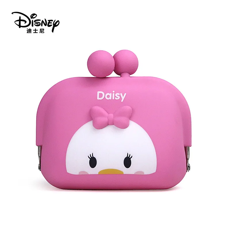 Disney аутентичный Микки Минни Маус мультфильм милый силиконовый кошелек для монет маленьких девочек кошелек маленькие подарки для кошелек для мальчиков