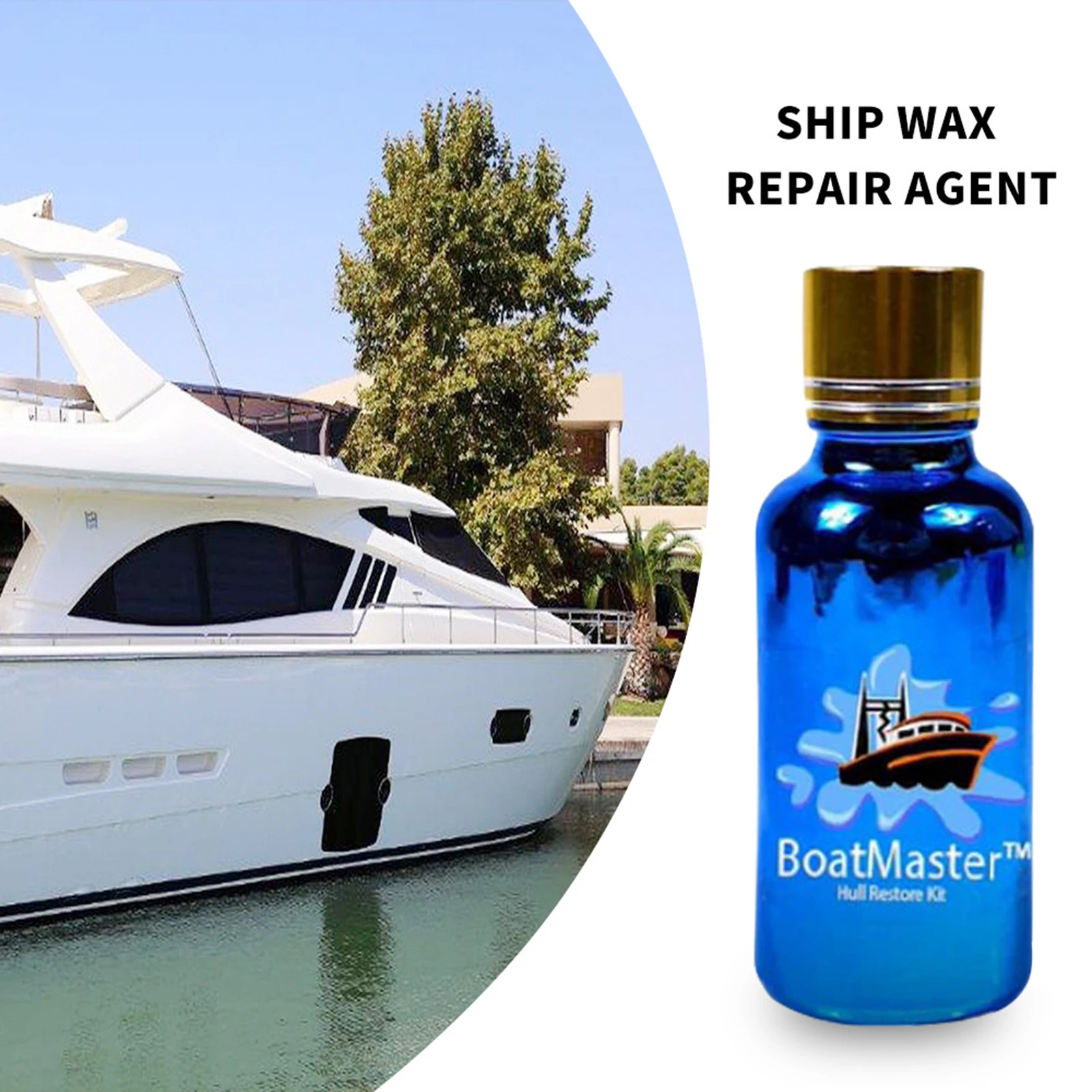 Корпус лодки краска ремонтный воск Водонепроницаемый Анти-выцветание