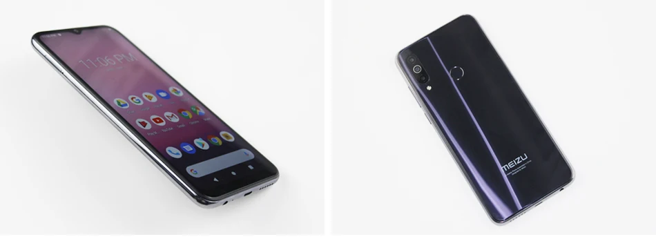 Новое поступление Meizu M10, глобальная версия, 3 ГБ, 32 ГБ, MTK P25, четыре ядра, тройная камера, Android телефон, 4000 мАч, большая батарея