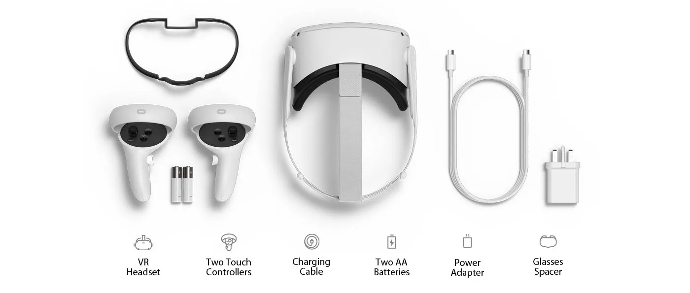 Очки виртуальной реальности Oculus Quest 2 очки Все в одном панорамная соматосенсорная