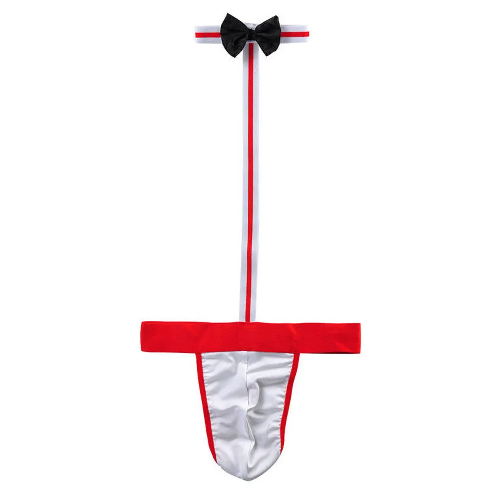 

Новинка сексуальные стринги мужские стринги Mankini нижнее белье костюм Официанта сексуальное боди, женское белье Бесшовные Трусы-стринги тов...