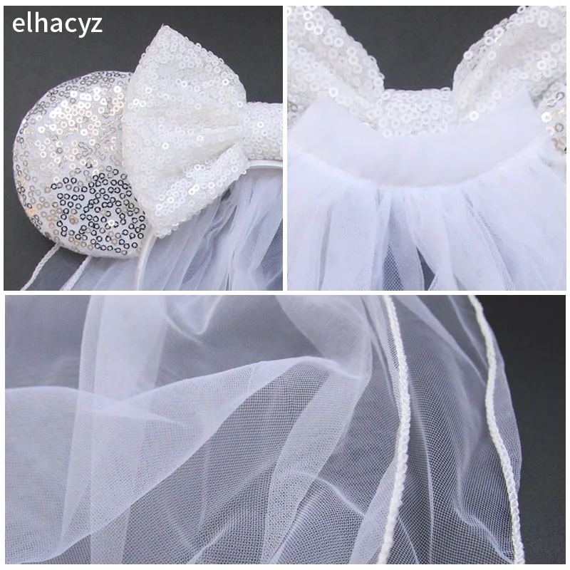 Рисунок 6 - Белая вуаль, бант с ушками мыши