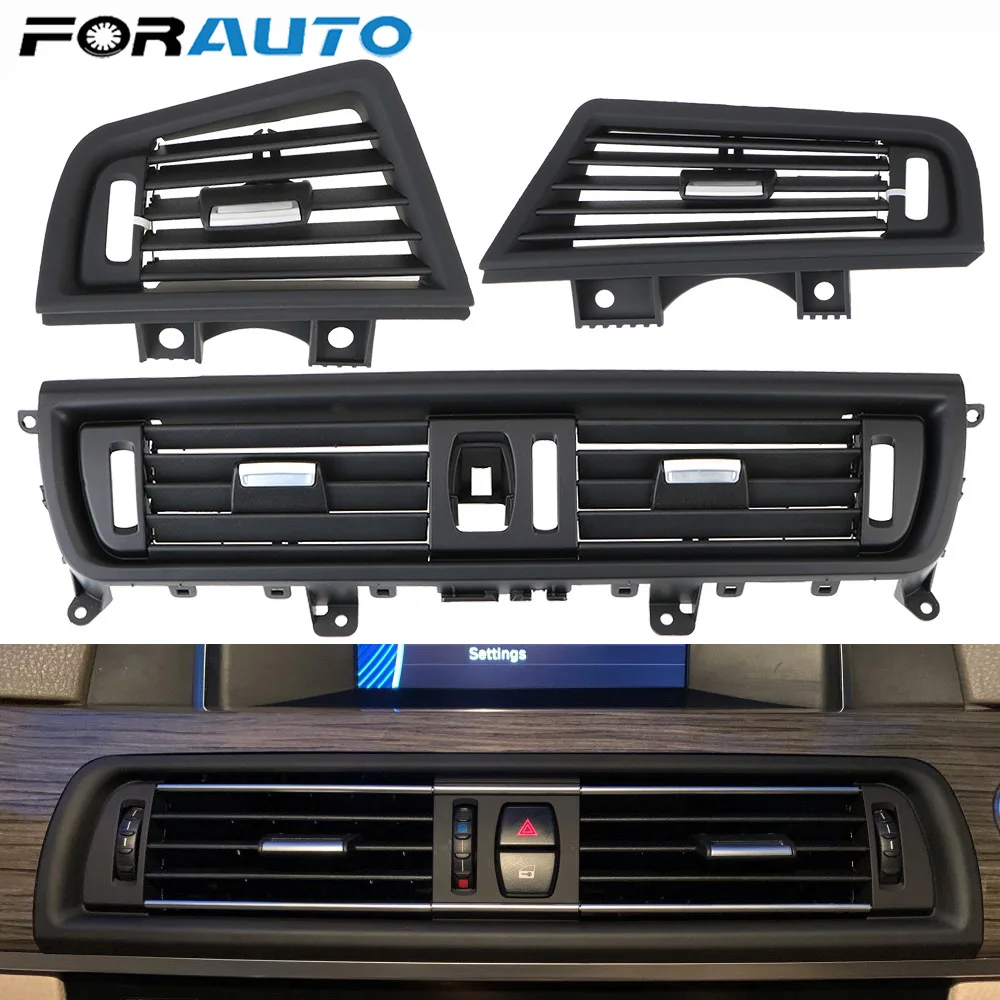 Передний ряд ветровая левая Центральная правая вентиляционная решетка для BMW 5