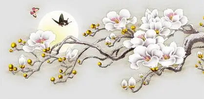 

13style Choose Abstract Flower Landscape Scandinavian Art Film Print Silk Poster Home Wall Decor