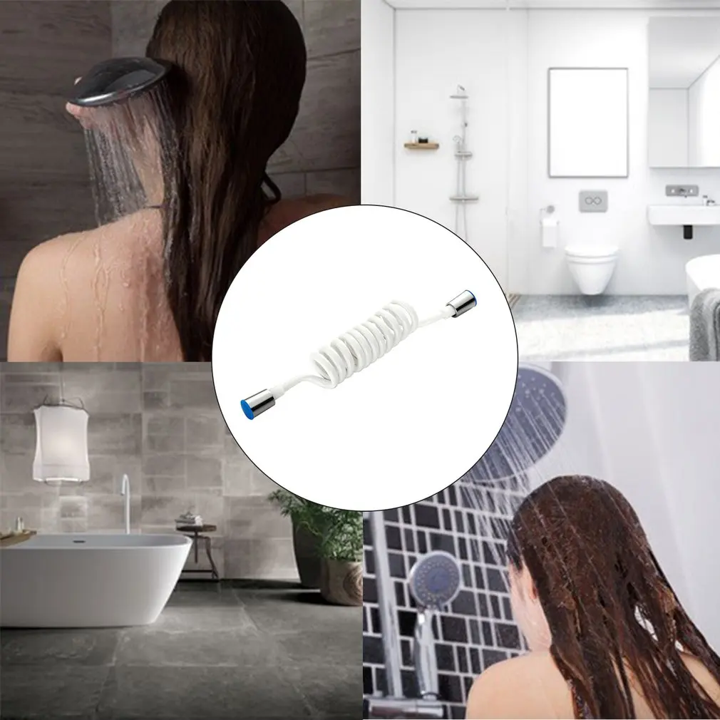 

Spring Shower Hose Toilet Bidet Sprayer Telephone Line Plumbing Hose Bathroom Accessories Water Nozzles