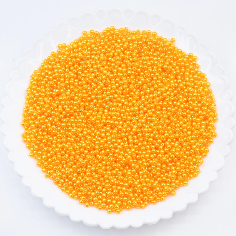 500 шт 4 мм ABS имитация жемчуга бусины Круглые ручной работы DIY ожерелье браслет