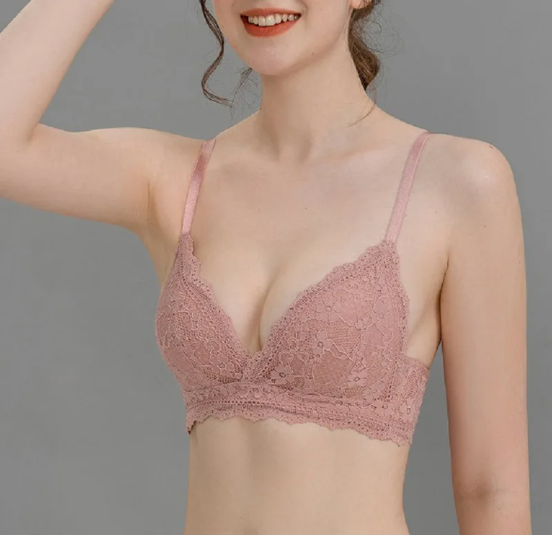 

21 the new French female triangle cup of sexy lace underwear no rims thin bra bra women underwear women bra