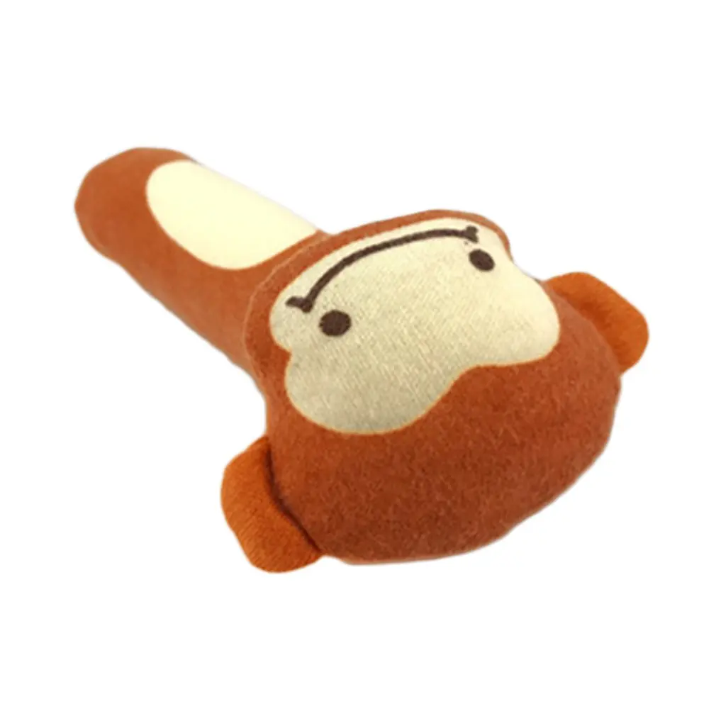 

New Baby Stick Phonation Baby Toy Plush Hand Rattle Baby Stick Animal Baby Stick Hand Rattle Baby Hand Fleece Rattle Cartoon