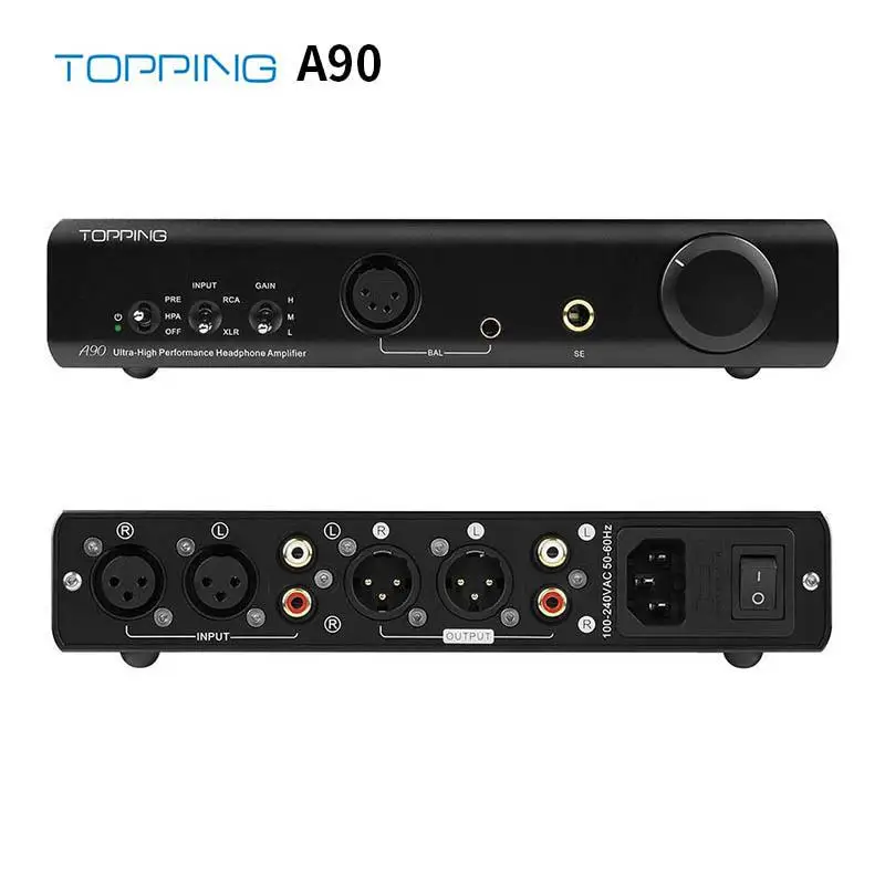 Настольный усилитель для наушников Topping A90 Hi Res цифровой аудио музыкальный в