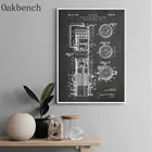 Абстрактная Картина на холсте устройство для дистилляции алкоголя патент искусство постер для изготовления виски научная схема постер домашний декор
