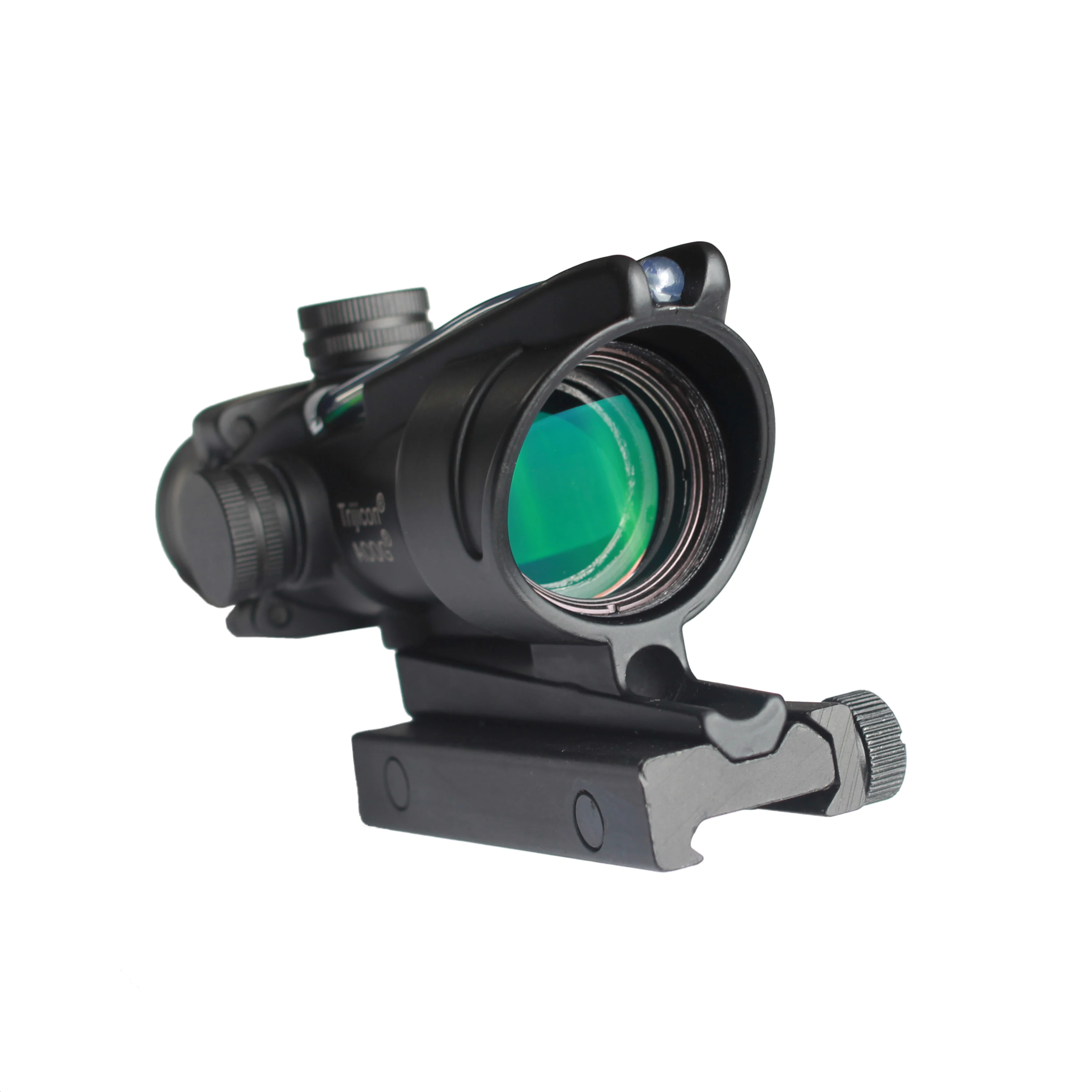 Оптика SPINA Охотничий Прицел ACOG 4X32 оптика из настоящего волокна красный зеленый с подсветкой шеврон стекло гравированное сетка оптический прицел