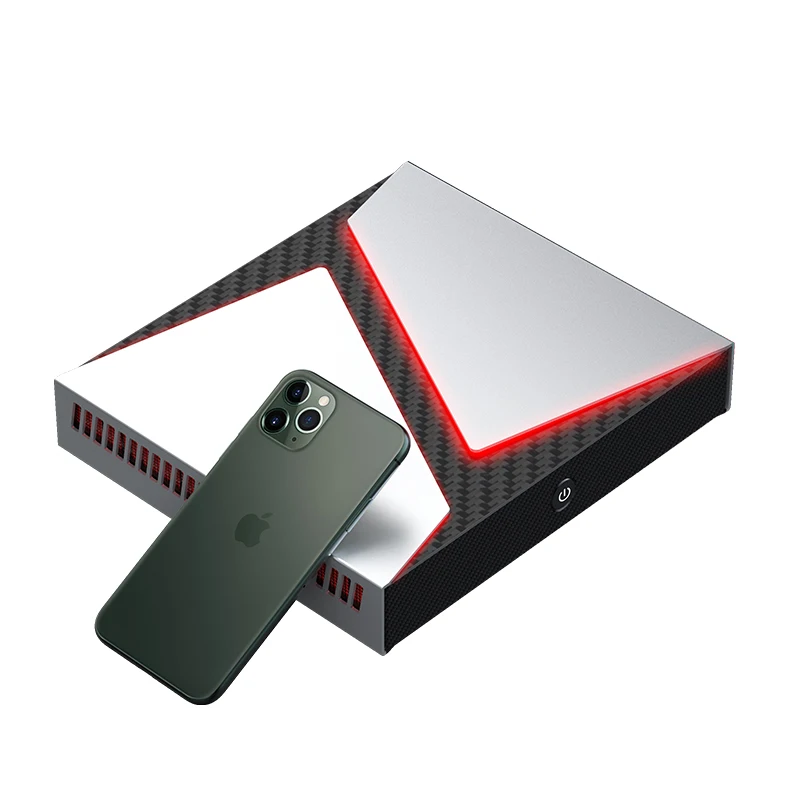 TOPTON модный дизайн мини ПК Intel Core i7 9750H DDR4 UHD Graphics 630 GeForce GTX 1650 4 ГБ GDDR5 Графический