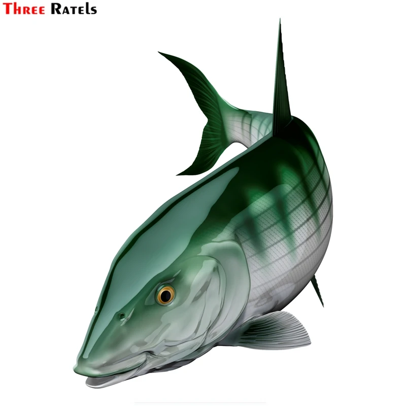 

Наклейки Three Ratels FTC-914 Cool Bonefish Fish, рыбалка, автомобильные наклейки, 3d автомобильный Стайлинг, мотоциклетная Автомобильная наклейка, аксессуар...