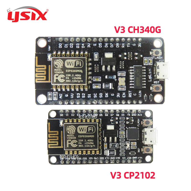 Wireless Module CH340 CH340G / CP2102 NodeMcu V3 V2 4M Lua WIFI Internet of Things Development Board Based ESP8266 Free shipping |