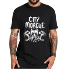 Повседневная футболка Fiveci в стиле хип-хоп с надписью City-Morgue, Классическая футболка из 100% хлопка, подходит для летнего сезона 2020