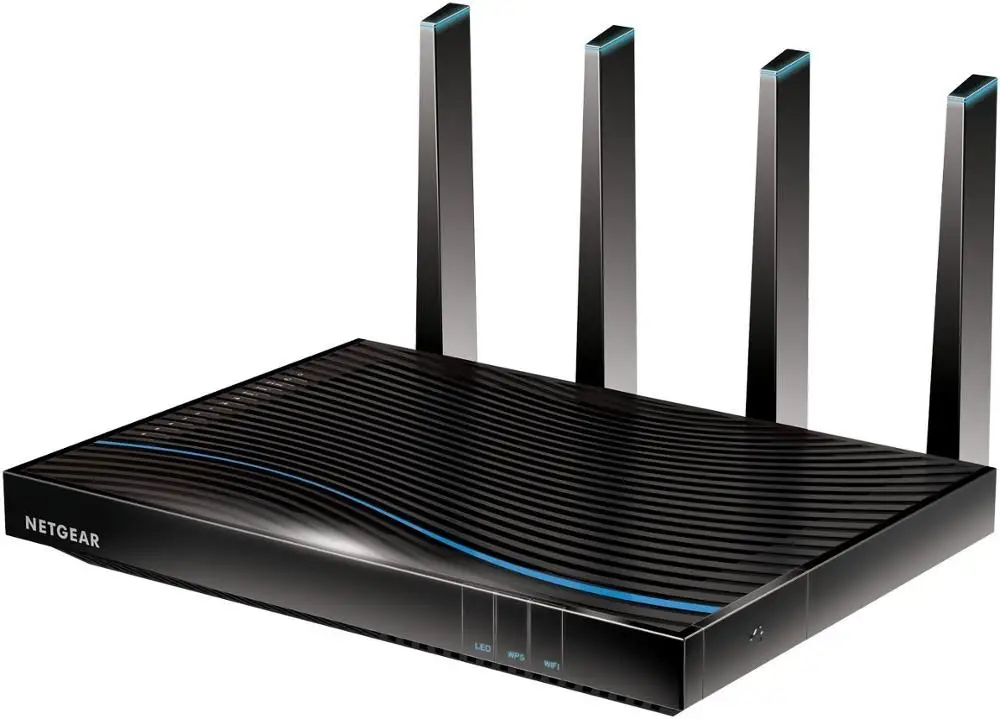 Топ 5 лучших игровых роутеров NETGEAR R8500(простая посылка) Nighthawk X8 AC5300 Смарт трехдиапазонный гигабитный 1000 м+ 2166 м+ 2166 Мбит/с