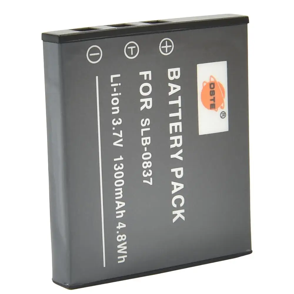 DSTE 2PCS SLB-0837 Camera Battery for Samsung Digimax #1 i5 i6 i50 i70 L50 L80 L700 NV3 NV7 FinePix F402 | Электроника